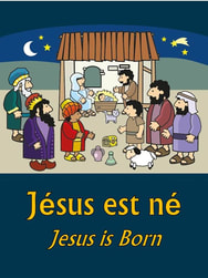 L'histoire du premier Noël pour les enfants, en français et en anglais, epub et Kindle